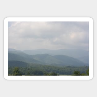 Great Smokey Mountains in a Haze Sticker